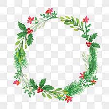 Christmas Wreath With Beautiful Red Flower Christmas Merry Christmas Wreath Png Transparent Clipart Image And Psd File For Free Download Wreath Illustration Christmas Wreath Illustration Christmas Wreaths