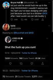After the now iconic logan paul & ksi fight, many influencers from tiktok and youtube have jumped on the boxing. Bryce Hall Getting Ratio D Ksi