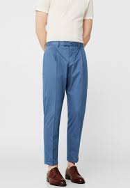 Mango Vasteras Suit Trousers Blue Men Collection Mango Jeans