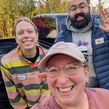I would be amiss if I didn't share this photo of the three (former) Hepburn  girls — Robin Tebbs, Patti Lundy, and Tammy Baier — pictured here after  five grueling days of