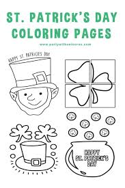 Mes coloring offers free st. St Patrick Day Coloring Sheets
