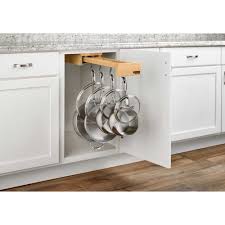 They feature a variety of hooks that allow you to hang the pots and pans you pot racks aren't the only way to maximize the functionality of your kitchen cabinets; Rev A Shelf Glideware Pull Out Cabinet Organizer For Pots Pans Walmart Com In 2020 Rev A Shelf Base Cabinets Cabinet Organization