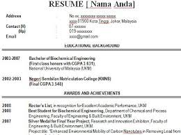 Tetapi bagaimana menghasilkan resume yang baik?. Contoh Cover Letter Bahasa Melayu Melalui Email