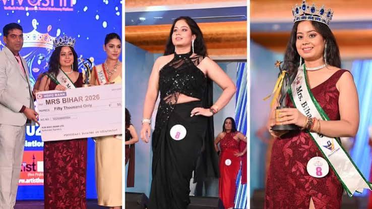 100 सुंदरियों को पछाड़... 3 बच्चों की मां सोनी गुप्ता बनीं 'मिसेज बिहार 2026', पति थे पहले खिलाफ, फिर वही बने सपोर्टर
