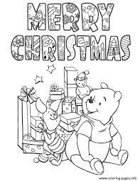 This page contains of pooh bear coloring pages and pooh bear coloring. Pooh Bear Presents Christmas Coloring Pages Printable