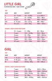 Guess Kids Size Chart