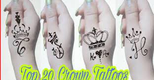 The small letter designs are apt to use . Stylish Crown Tattoos Couple Tattoos Name Alphabet Tattoo Design Tattoo Blog