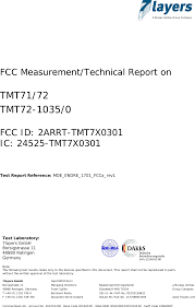 Tmt7x0301 Temperature Transmitter Test Report Endress And