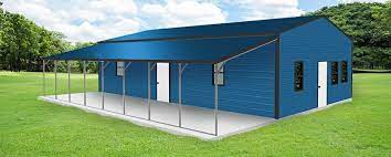 Several rvs or motorhomes may be parked in an rv bay side by side. Barndominium Kits Prefab Steel Barndominiums At Great Prices