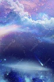 Anime Cielo Estrellado Nubes Azul Hermoso Fondo de Pantalla Imagen para  Descarga Gratuita - Pngtree