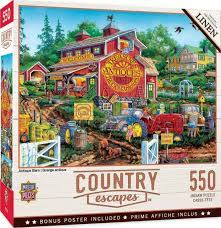 You will earn points on this purchase. Masterpieces Country Escapes Antique Barn 550 Piece Jigsaw Puzzle For Sale Online Ebay