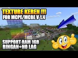 Texture Pack Keren Ringan Support Ram 1gb Untuk Mcpe V 1 4 Minecraft Indonesia Texture Packs Texture Minecraft