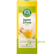 O bucată de rădăcină de ghimbir de aproximativ 5 cm. Ceai Cu Ghimbir Si Lamaie Ecologic Bio 20 Plicuri Lebensbaum Vegis Ro