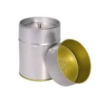 Wholesale Round Black White Silver Metal Matcha Tin Can 30g 40g Packaging  Air Tight Tins Container for Powder Matcha/Coffee