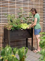 Grow Box 2 X 4 Elevated Cedar Planter Box Made In Vermont Planter Boxes Organic Gardening Tips Garden Design
