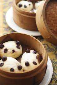 Cute Panda Breads Korean Dessert Food Desserts Korean Food