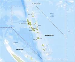 Addresses, phone numbers, working hours. Vanuatu Map