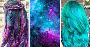 Pastel pinks, light violets, and fierce reds can be seen all. This Galaxy Hair Trend Is Out Of This World Bored Panda