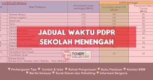 Manakala sekolah akan dibuka pada hari rabu, 22 julai 2020 bagi murid: Jadual Waktu Pdpr Sekolah Menengah Terikini 2021
