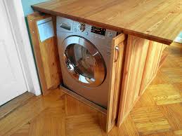 I am looking to install only a washing machine (no drier) in my condo under the counter in the kitchen. Inspired Folding Step Stool In Kitchen Traditional With Washer And Dryer Counter Next To Disguised Washer And Dryer Alongside Hidden Washer Dryer Door And Under Counter Washer Dryer