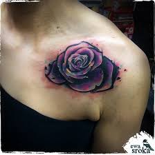 Simple cross tattoo on shoulder back. 30 Elegant Shoulder Tattoos For Women With Style Tattooblend