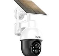 aosu Solar Powered Outdoor PTZ Camera-3MP Colorful Night Vision PTZ  Security Camera With Unlimited Power Supply C9L