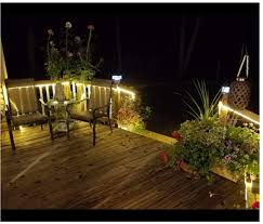 Led Rope Light Kit For Outdoor Christmas Lighting Trees Bridges And Eaves Decorations Led Rope Lights Led Deck Lighting Deck Lighting