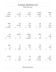 Worksheet Adding Three Numbers Gabrieltoz Worksheets For And Subtracting Two Digit Addition Worksheets Kindergarten Worksheets Printable Mathematics Worksheets