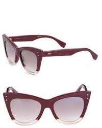 Fendi 52mm Two Tone Cat Eye Sunglasses 350 Saks Fifth Avenue Lookastic
