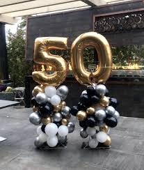 Having a few great 50th birthday party themes in mind will help you narrow things down and focus on what you really need. 50th Birthday Party Decor Balloon Party Decor 50th Birthday Decorations 60th Birthday Party Decorations 50th Birthday Party Decorations