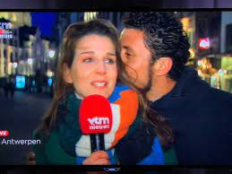 Mondmaskers op televisie, dat zijn we onderhand wel gewend. Reporter Vtm Nieuws Lastiggevallen Tijdens Uitzending Twitter Reageert Verontwaardigd Degoutant Nieuws Hln Be
