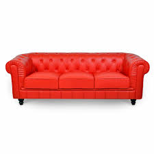 Maybe you would like to learn more about one of these? Canape 3 Places Rouge Chesterfield Can Chester 3p Pu Rouge Dip