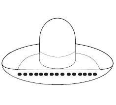 Fun interactive printable cinco de mayo coloring pages for kids to color online. Normal Sombrero Coloring Page Free Printable Coloring Pages For Kids