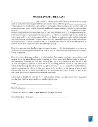 For instance, if you plan to leave the country next week, have your power of attorney signed and notarized before then. Free Model Release Form Template In Pdf Contract For Photographers