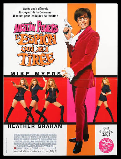 Austin Powers: The Spy Who Shagged Me (1999) French Small Movie Poster -  Original Film Art - Vintage Movie Posters