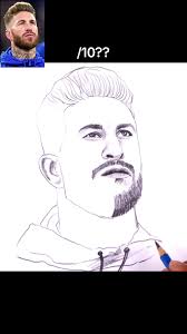 Como Dibujar A Sergio Ramos
