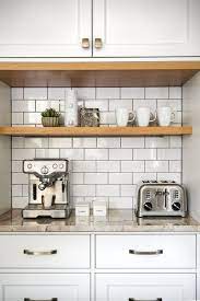 A white cabinet or a table is an ordinary concept of a coffee bar. Built In Kitchen Coffee Bar Ideas Pickled Barrel Kitchen Dining Room Kitchen Room Kitchen Style