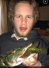 Nice pike caught with a minnow