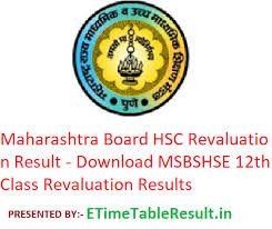 The results has been published online and by mobile sms. Maharashtra Board Hsc Revaluation Result 2019 Download Msbshse 12th Class Revaluation Retotalling Results