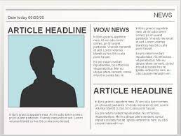 Haghighi Irick Newspaper 7 Newspaper Template Newspaper Article Template Business Letter Template