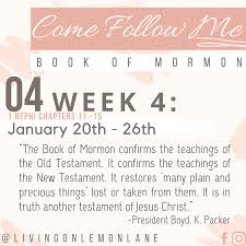 1 nephi book of mormon sketchnotes bundle printables rated 0 out of 5 $ 5.00 add to cart. Come Follow Me Book Of Mormon Week 4 Teaching Ideas Resources 1 Nephi 11 15 On Lemon Lane