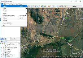 Opening the google maps menu and selecting your places. Importing Global Positioning Systems Gps Data In Google Earth Desktop Google Earth Outreach