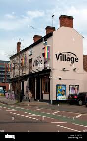 Gay Village, Birmingham, UK. The Village Inn Stock Photo - Alamy