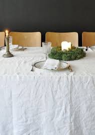 Drap Lin Blanc Drap En Lin Drap Nappe De Table