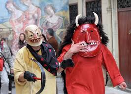 Rallye val d orain 2018. We The Italians Italian Traditions The Dance Of The Devils In Prizzi