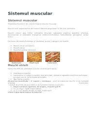 Acestia sunt compusi din fibre musculare, alcatuite la muschii se fixeaza pe oase cu ajutorul unui tendon. Sistemul Muscular Ekg Muschi Cardiac Docx