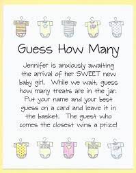 Candy bar diaper baby shower game. Guess How Many Candies Baby Shower Game Guess How Many Etsy Easy Baby Shower Games Baby Shower Onesie Baby Shower Advice