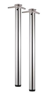 Bausatz verstellbarer stützfuß ø50, information document: 2er Set Tischbein Stutzfuss Chrom O 6 Cm Kaufland De