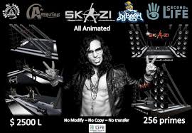 Dj skazi vs mc fishi. Second Life Marketplace Skazi Dj Booth Deluxe Edition