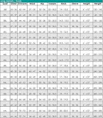 Mens Clothing Size Chart Mens Fashion Suits Mens